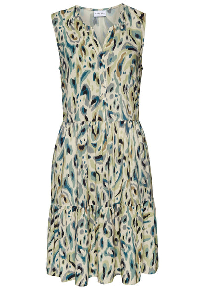 Sleeveless Printed Mini - Sand Multi | Venus Budget Friendly