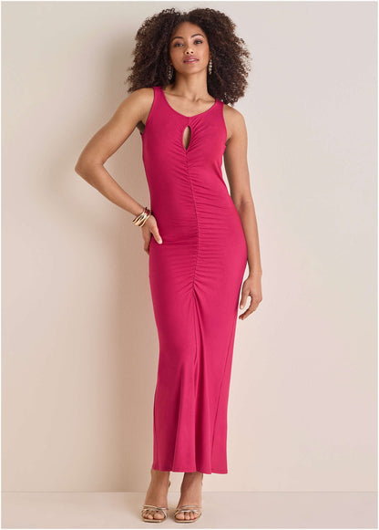 Key Hole Maxi Dress - Granita | Venus Special Offer