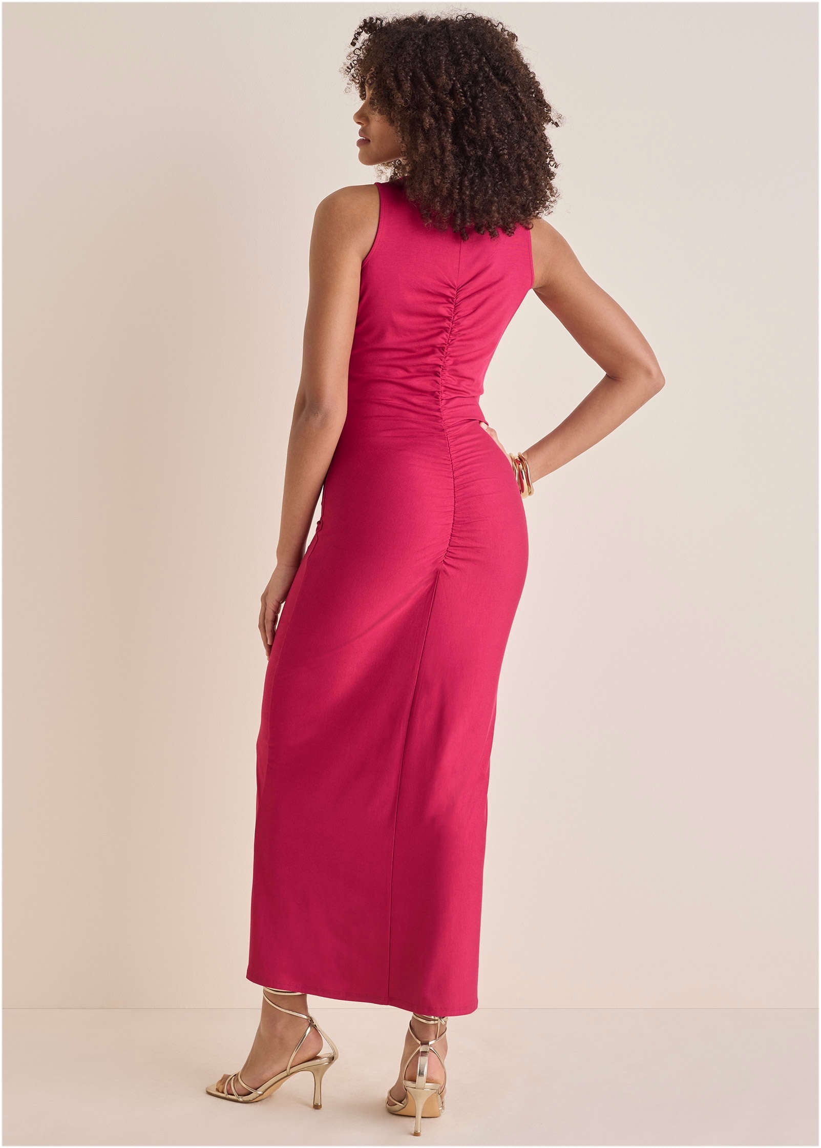 Key Hole Maxi Dress - Granita | Venus Special Offer