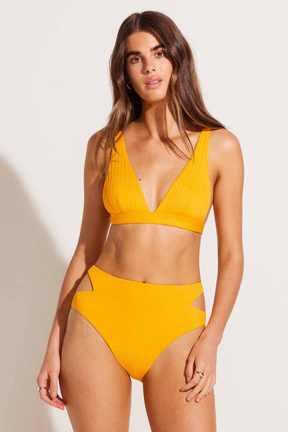 Lyra Bralette Sunflower Pucker Rib | Venus Popular Choice