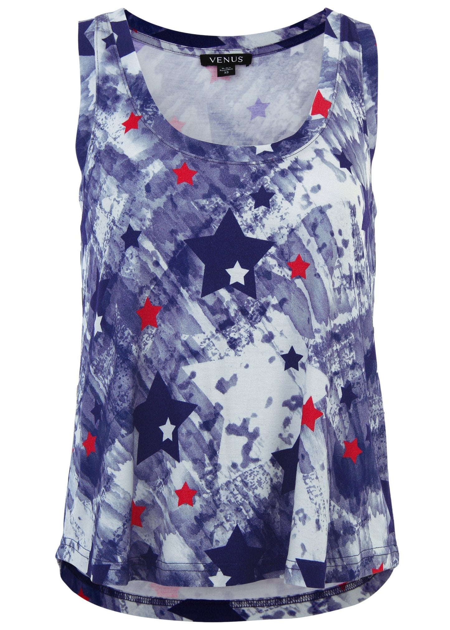 Scoop Neck Tank Printed Stars | Venus Cost Saving