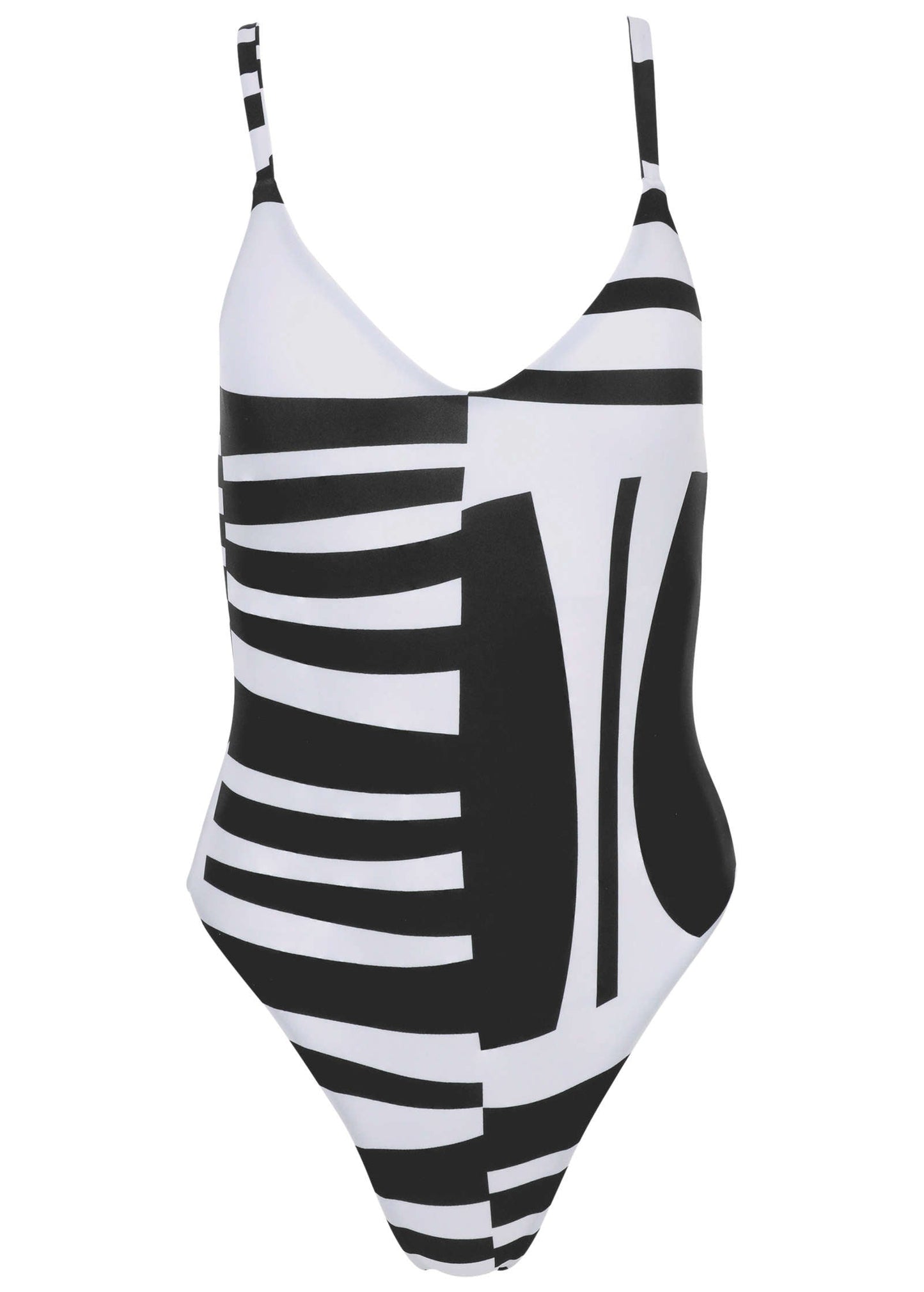 Tulum High Leg Swimsuit - Modern Abstract | Venus Great Deal