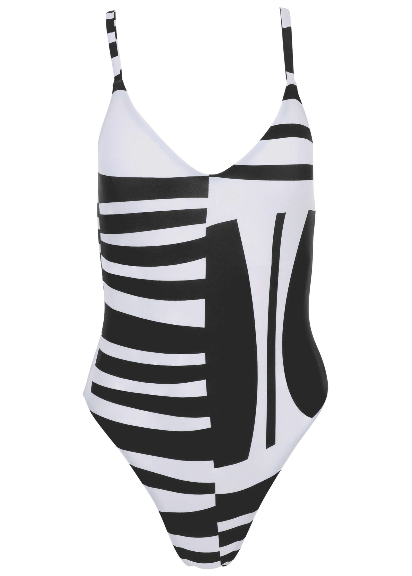 Tulum High Leg Swimsuit - Modern Abstract | Venus Great Deal
