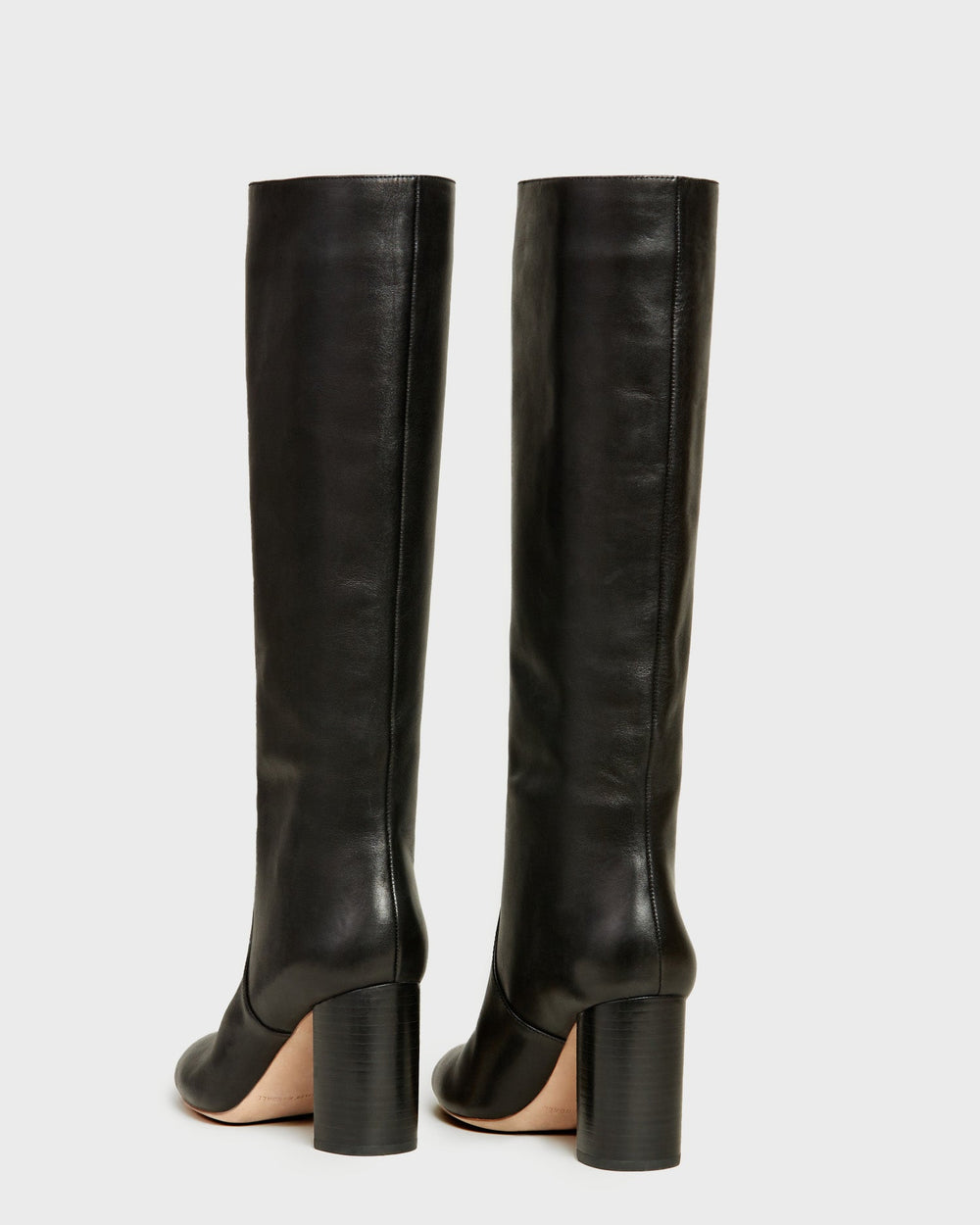 Loeffler Randall Women / Goldy Black Leather Tall Boot