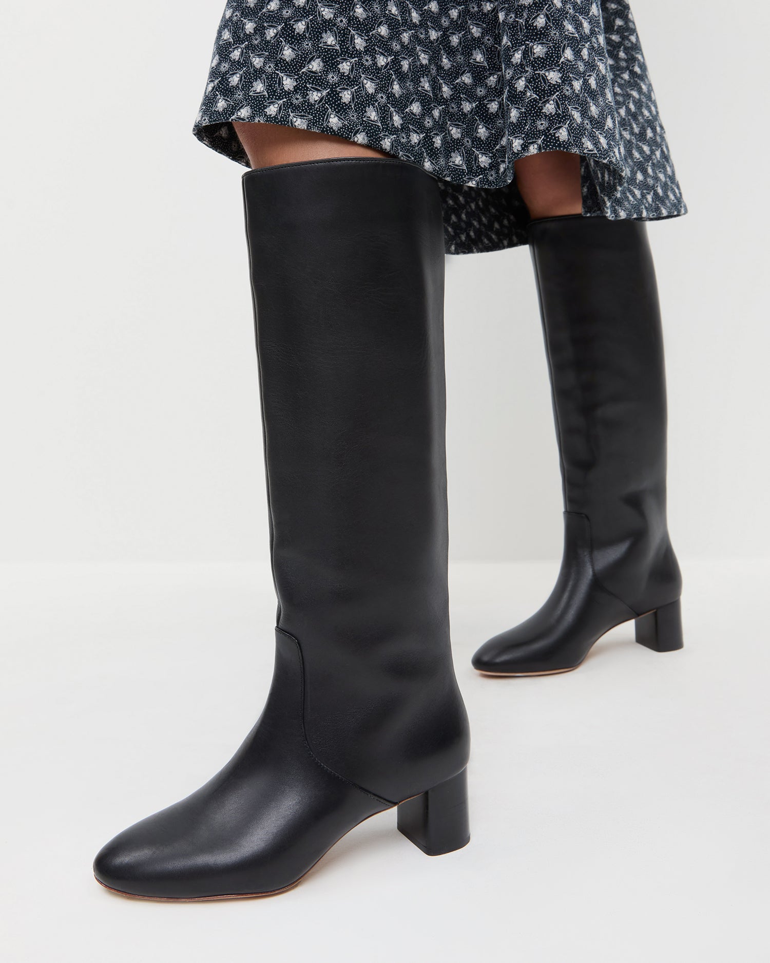 Loeffler Randall Women / Gia Black Leather Tall Boot