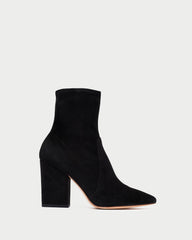 Loeffler Randall Women / Isla Black Suede Ankle Bootie