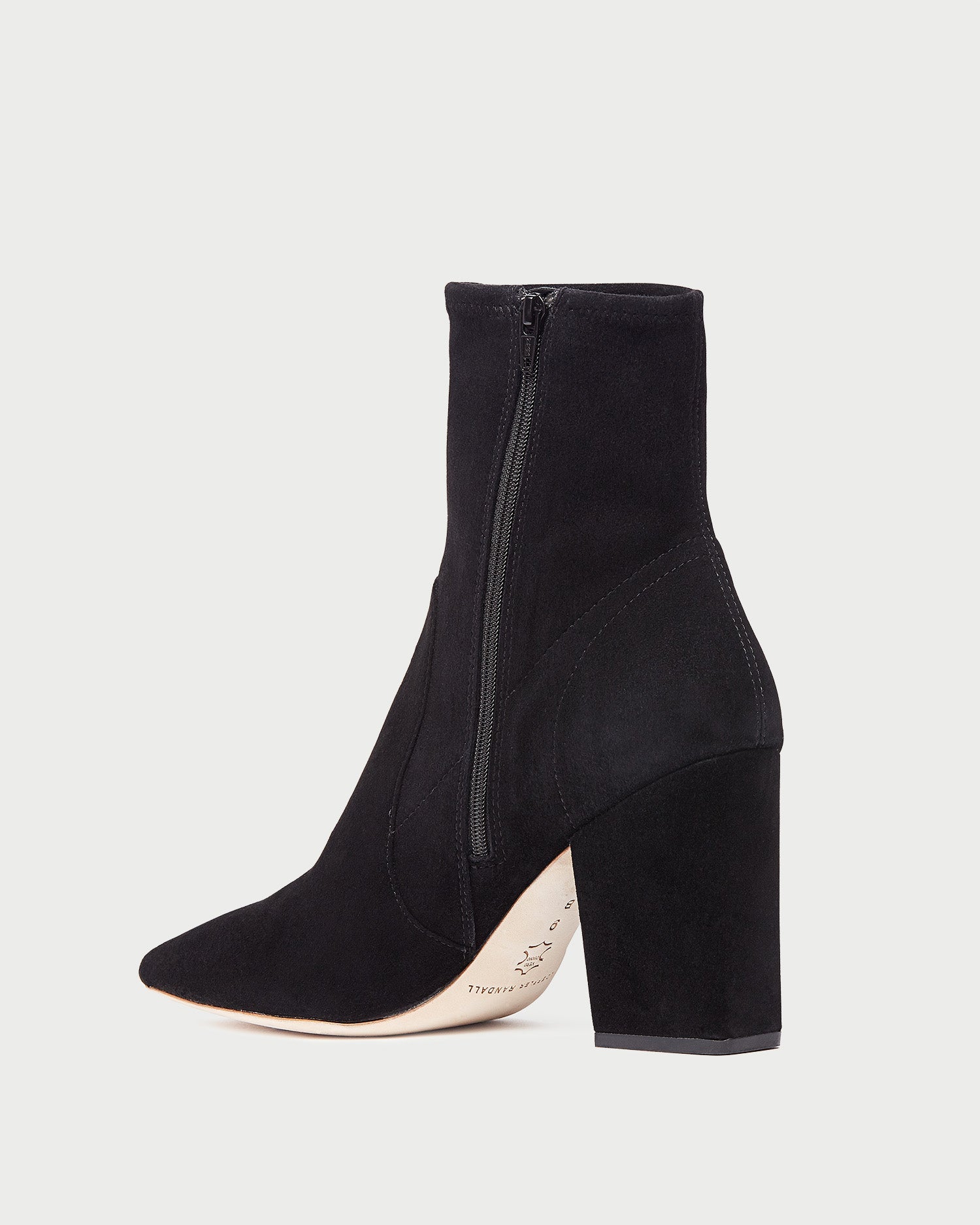 Loeffler Randall Women / Isla Black Suede Ankle Bootie