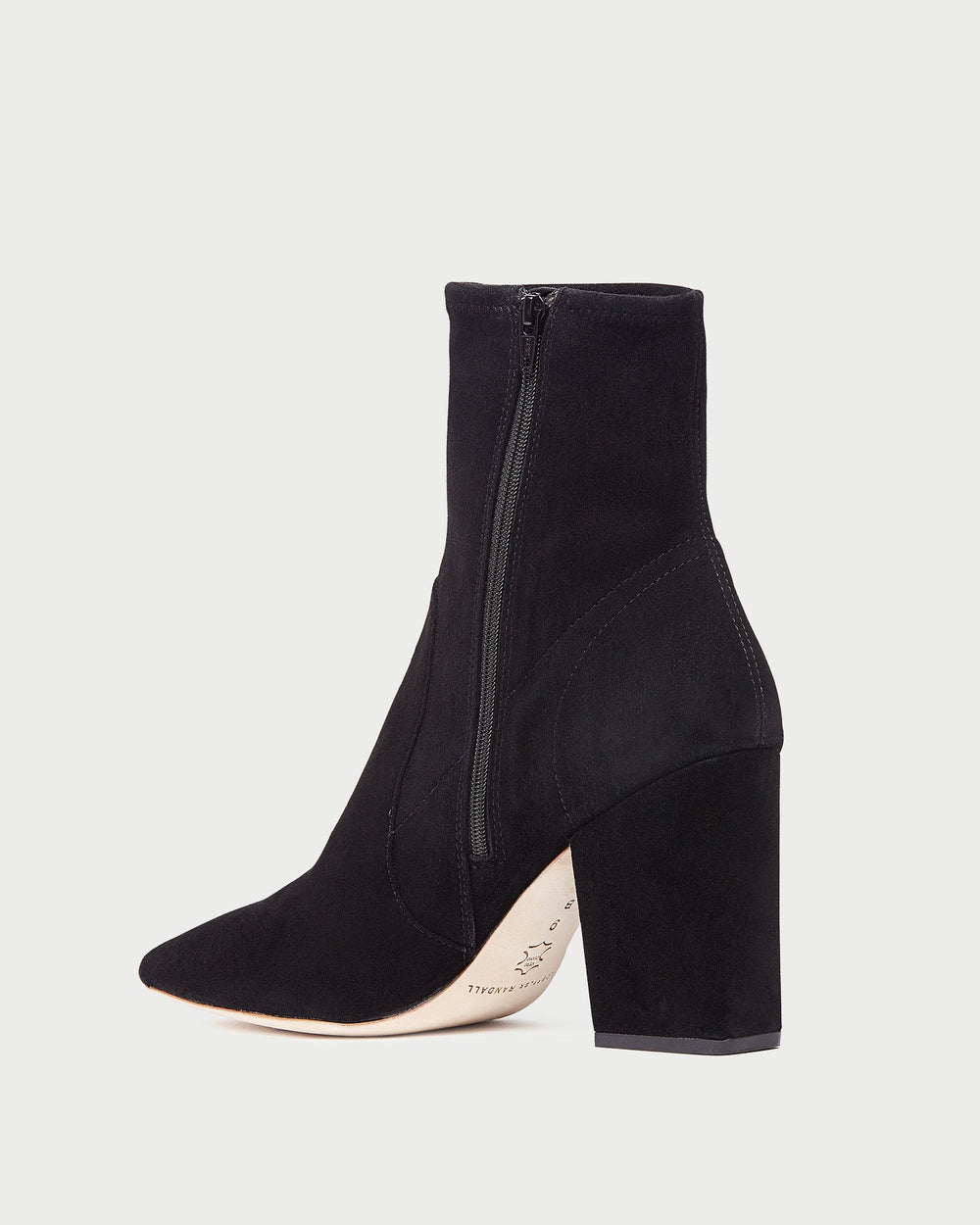Loeffler Randall Women / Isla Black Suede Ankle Bootie