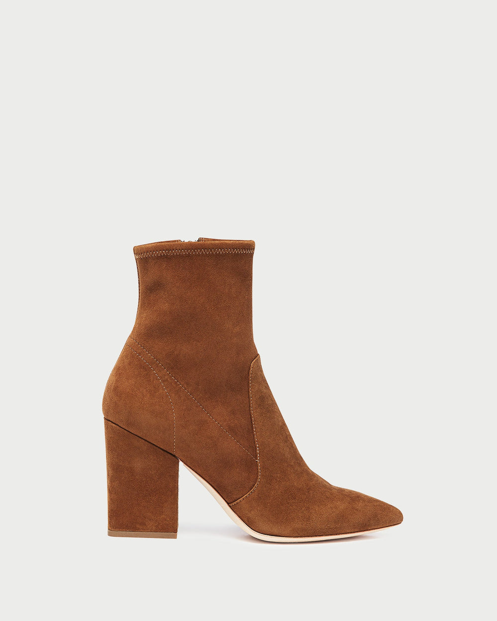 Loeffler Randall Women / Isla Cacao Suede Ankle Bootie