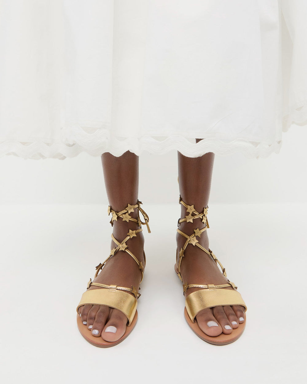 Loeffler Randall Women / Starla Gold Wrap Sandal