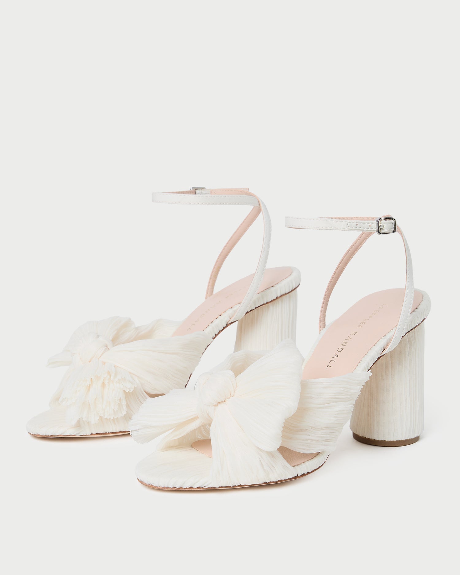 Loeffler Randall Women / Camellia Pearl Pleated Bow Heel