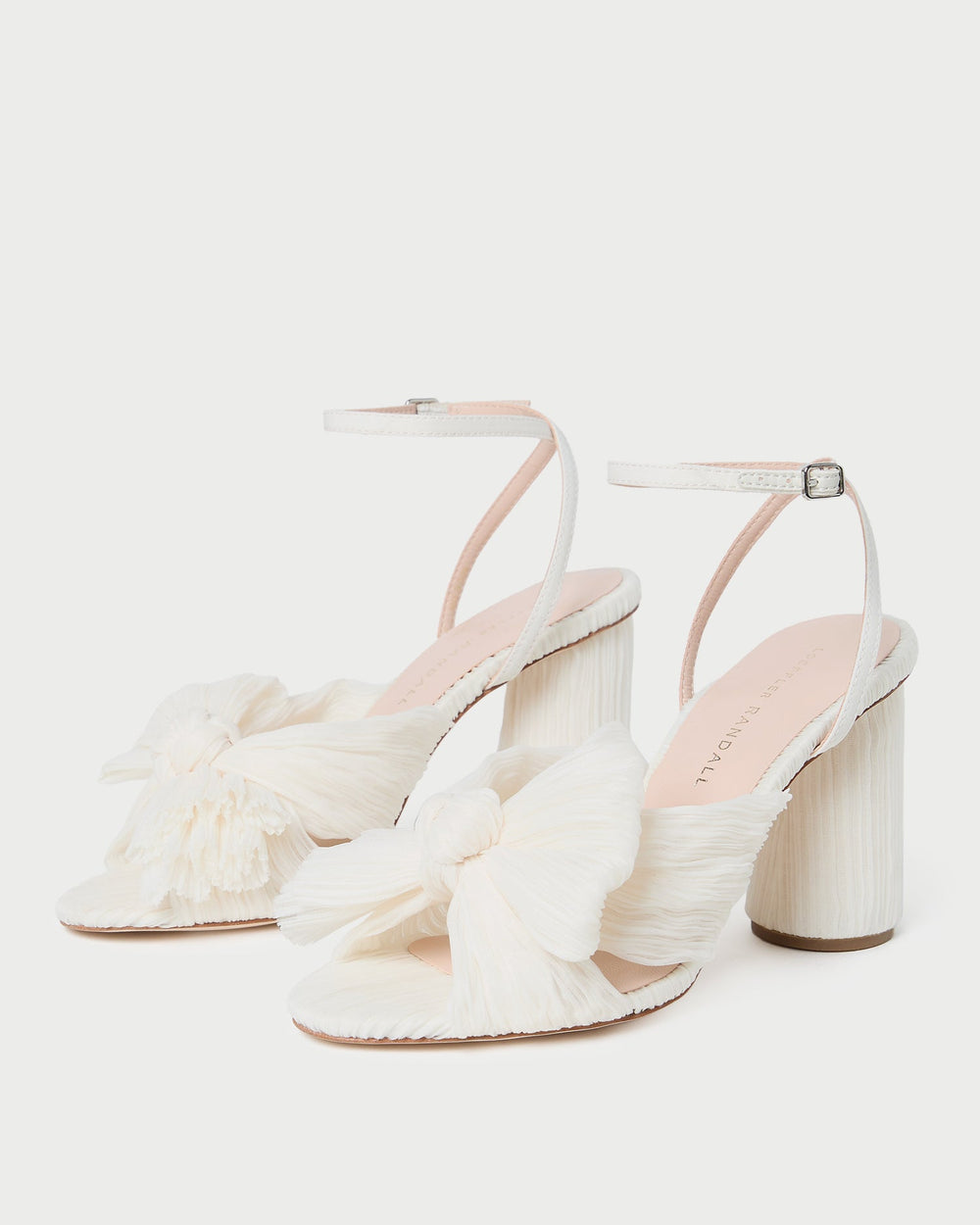 Loeffler Randall Women / Camellia Pearl Pleated Bow Heel