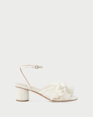 Loeffler Randall Women / Dahlia Pearl Pleated Bow Heel