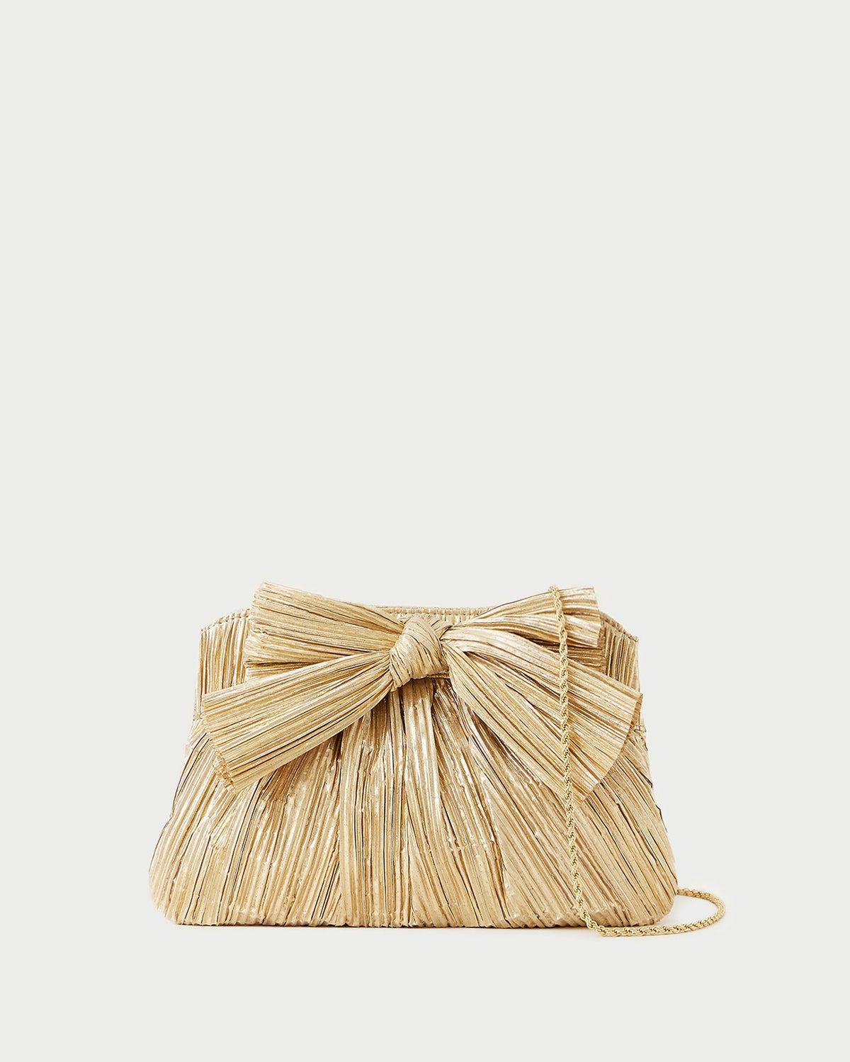 Loeffler Randall Women / Rayne Gold Bow Clutch