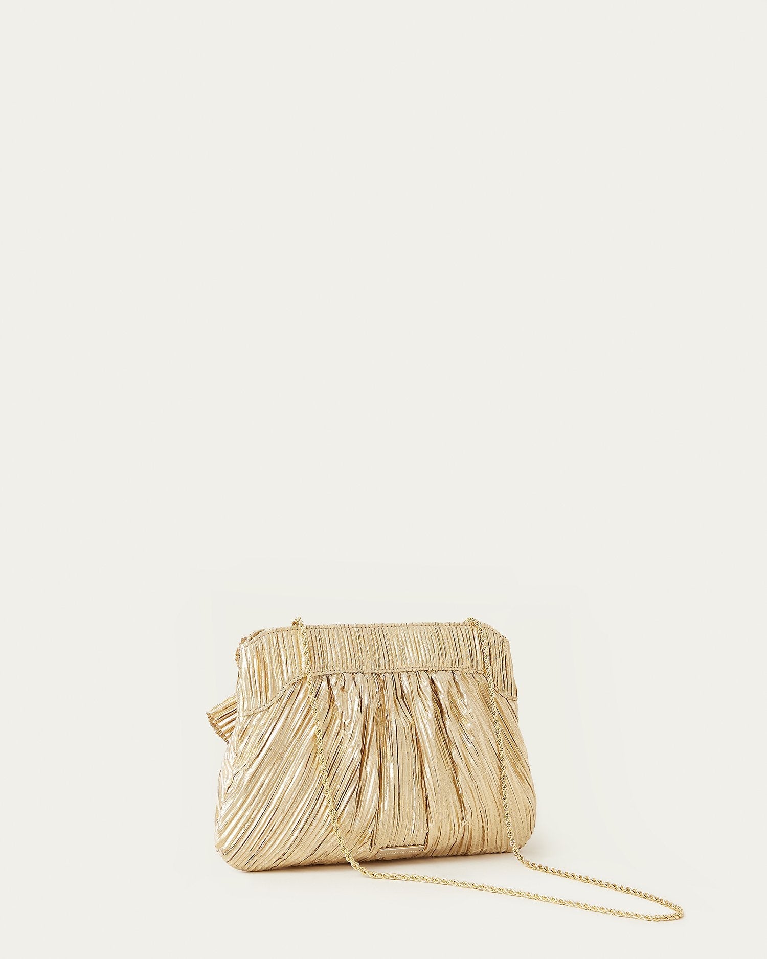 Loeffler Randall Women / Rayne Gold Bow Clutch