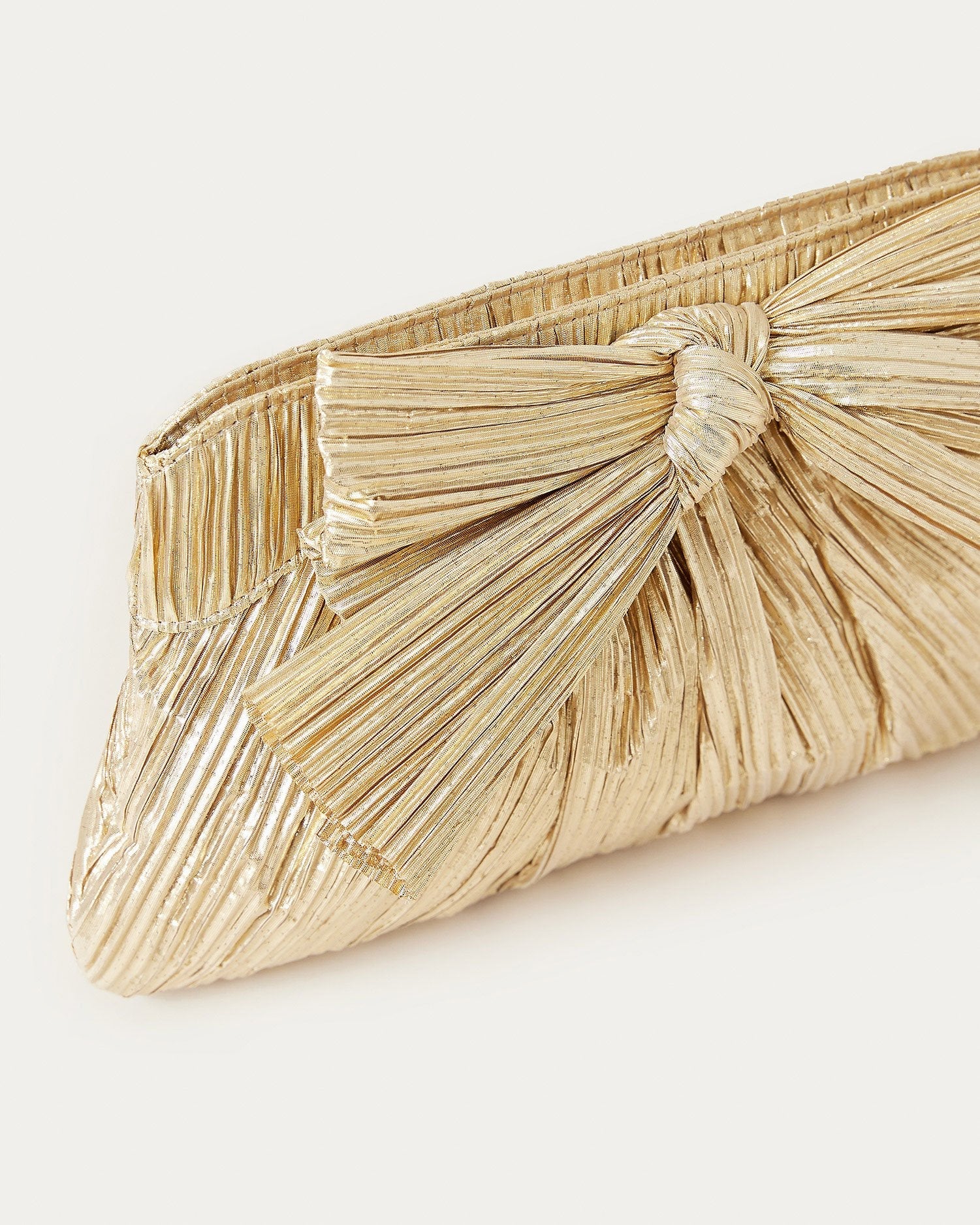Loeffler Randall Women / Rayne Gold Bow Clutch