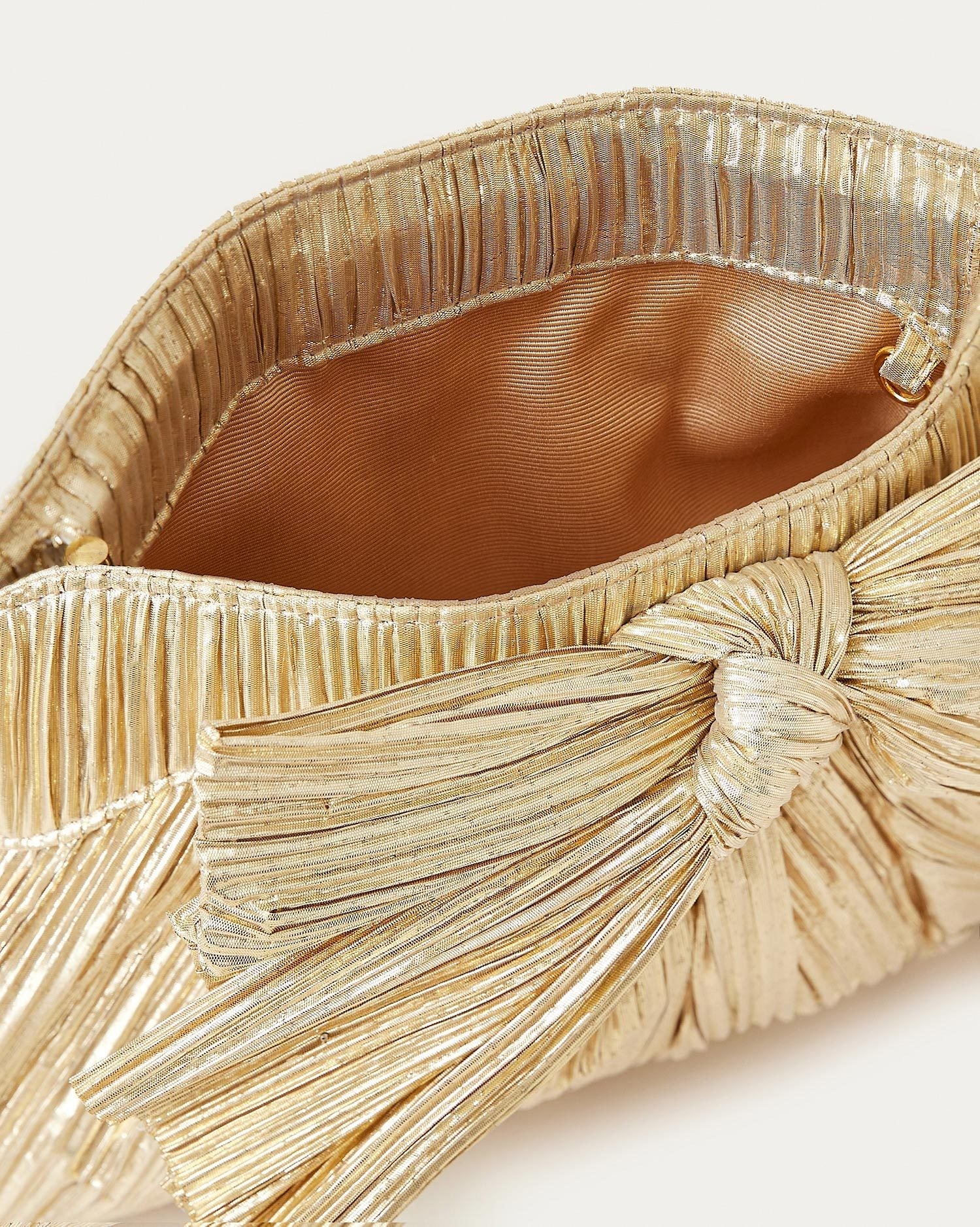 Loeffler Randall Women / Rayne Gold Bow Clutch