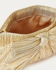 Loeffler Randall Women / Rayne Gold Bow Clutch