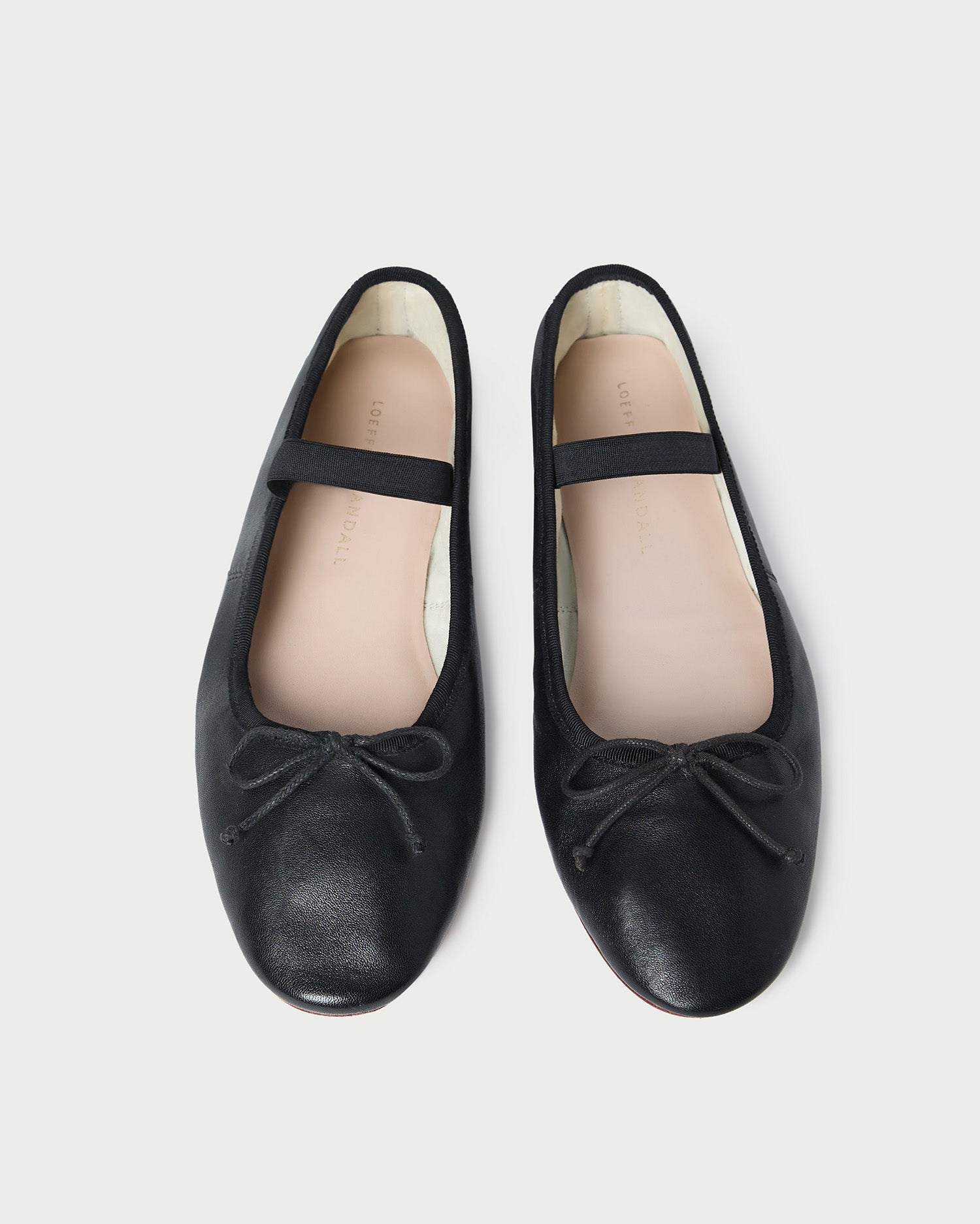 Loeffler Randall Women / Leonie Black Leather Ballet Flat