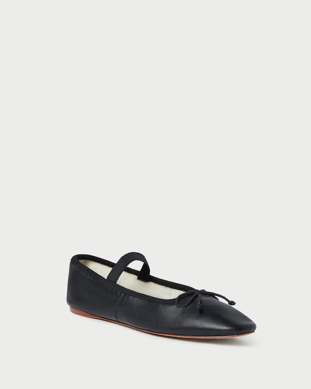 Loeffler Randall Women / Leonie Black Leather Ballet Flat