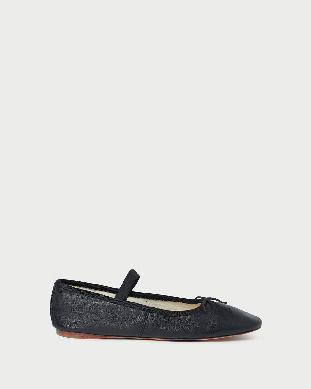 Loeffler Randall Women / Leonie Black Leather Ballet Flat