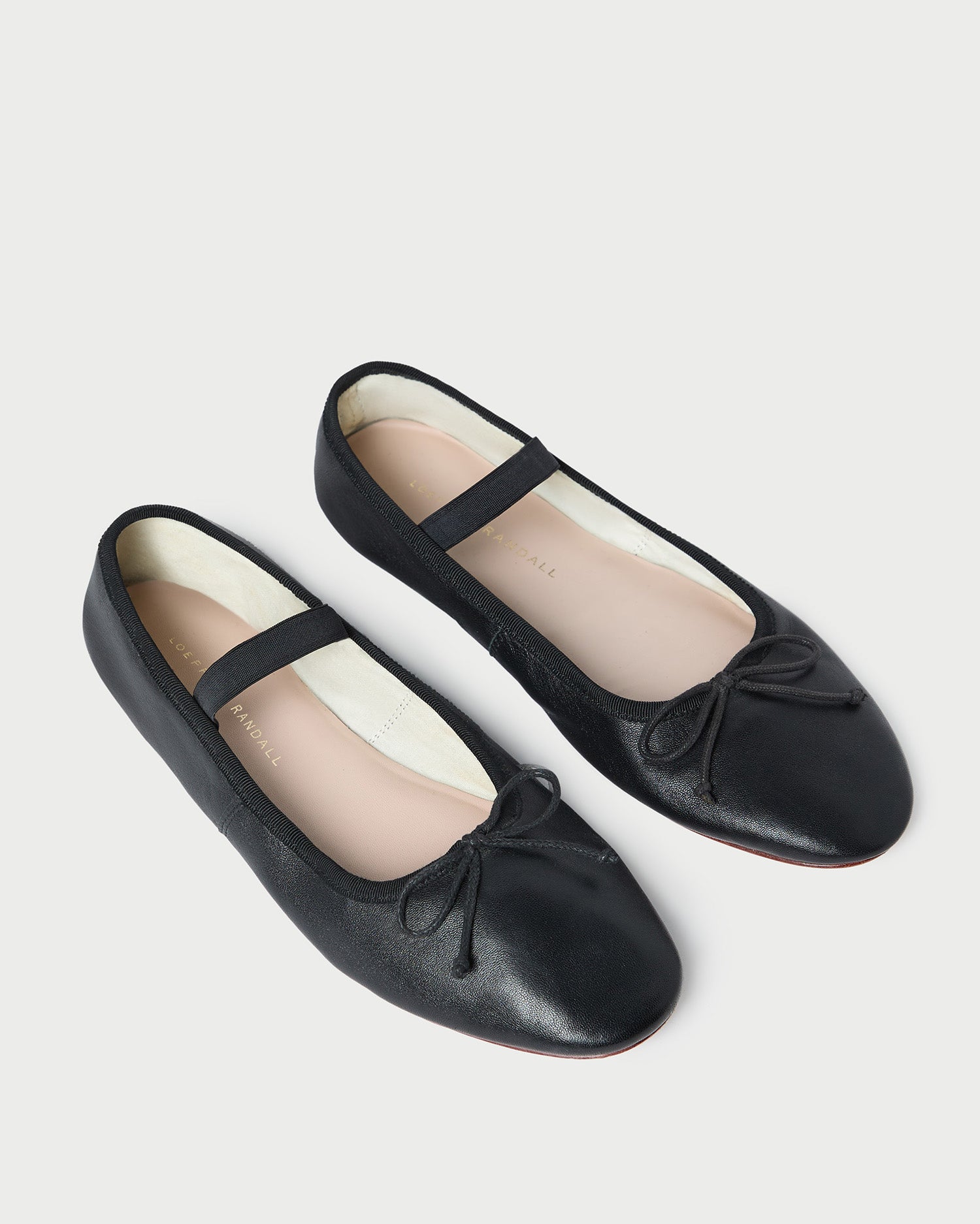 Loeffler Randall Women / Leonie Black Leather Ballet Flat
