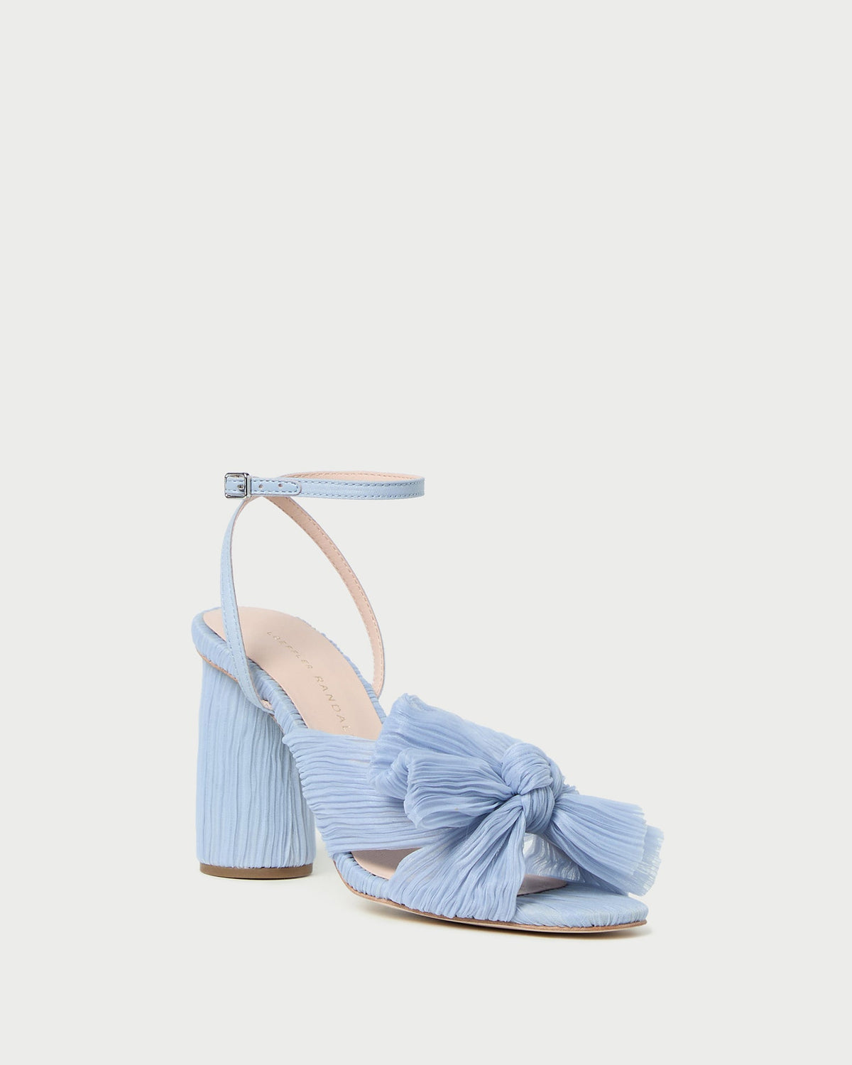Loeffler Randall Women / Camellia Blue Pleated Bow Heel