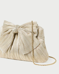 Loeffler Randall Women / Rayne Platinum Bow Clutch