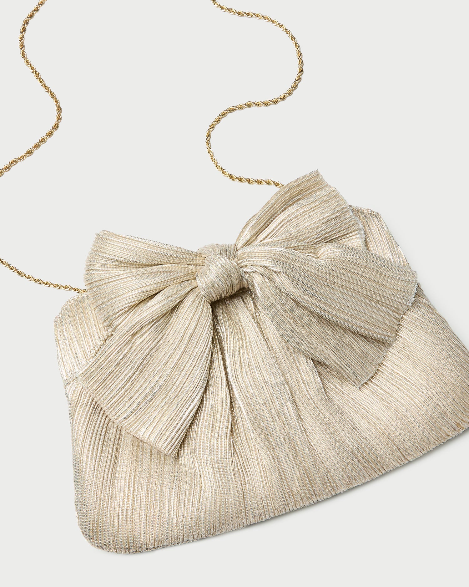 Loeffler Randall Women / Rayne Platinum Bow Clutch