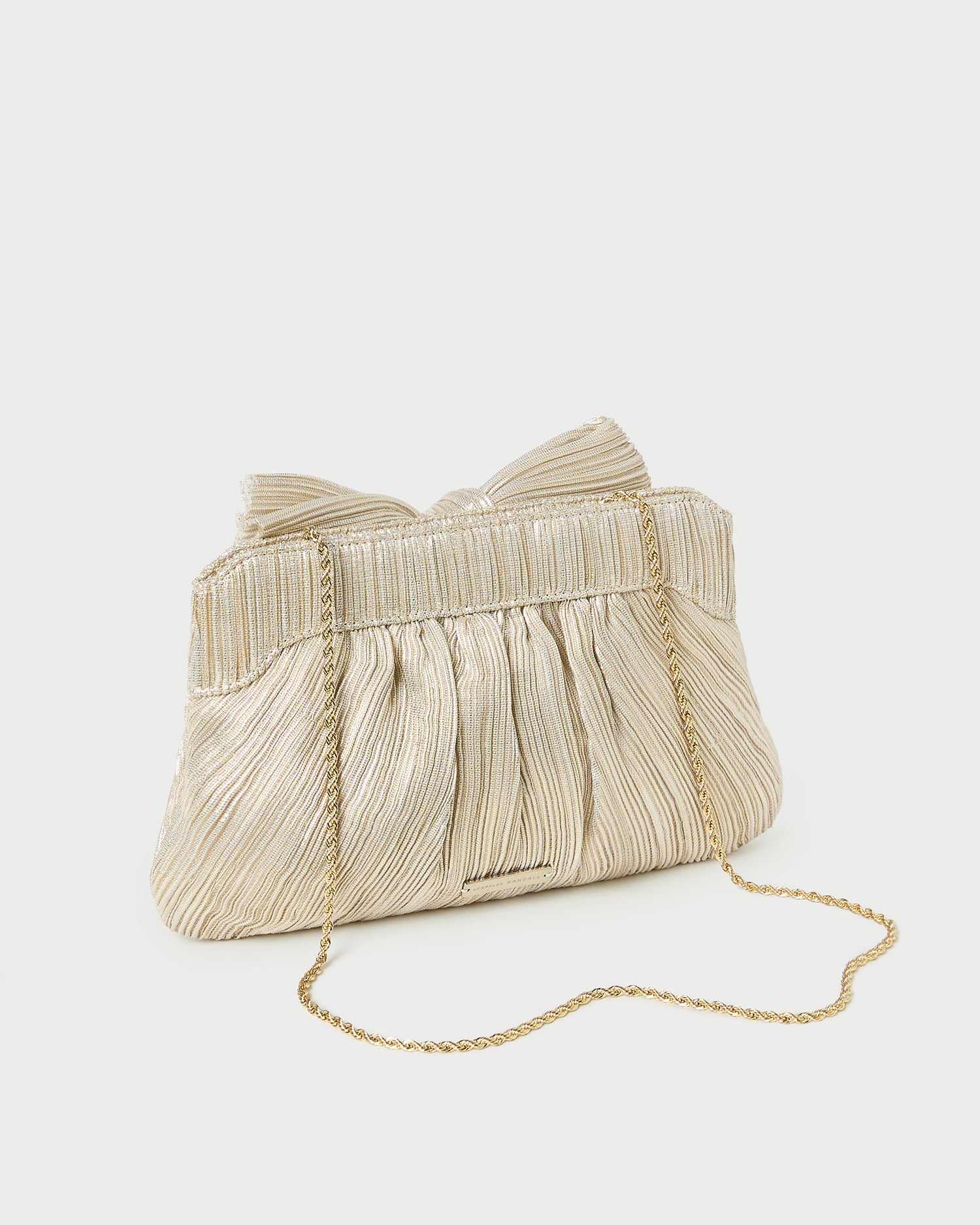 Loeffler Randall Women / Rayne Platinum Bow Clutch