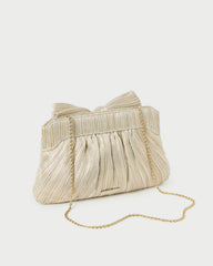 Loeffler Randall Women / Rayne Platinum Bow Clutch