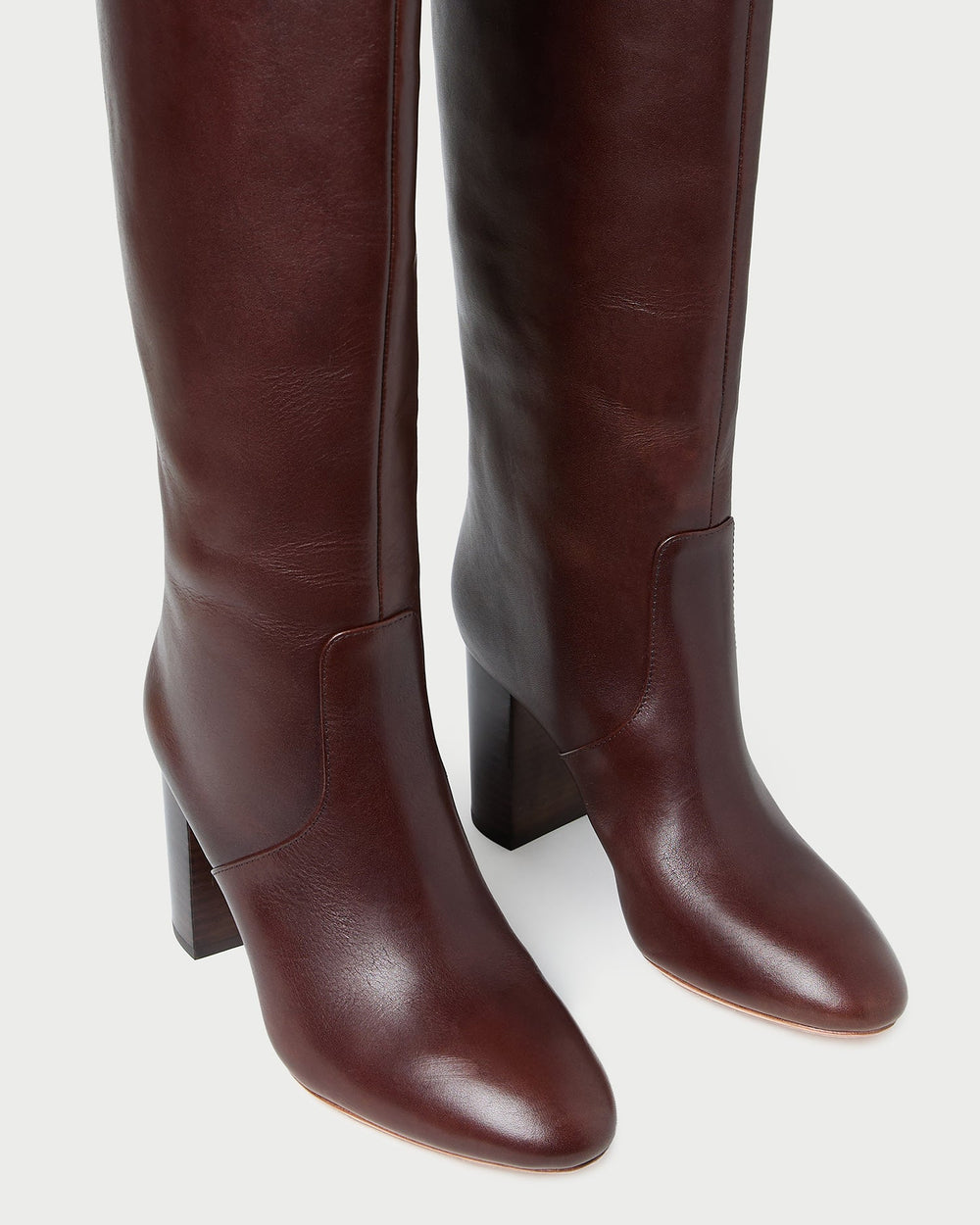 Loeffler Randall Women / Goldy Espresso Leather Tall Boot
