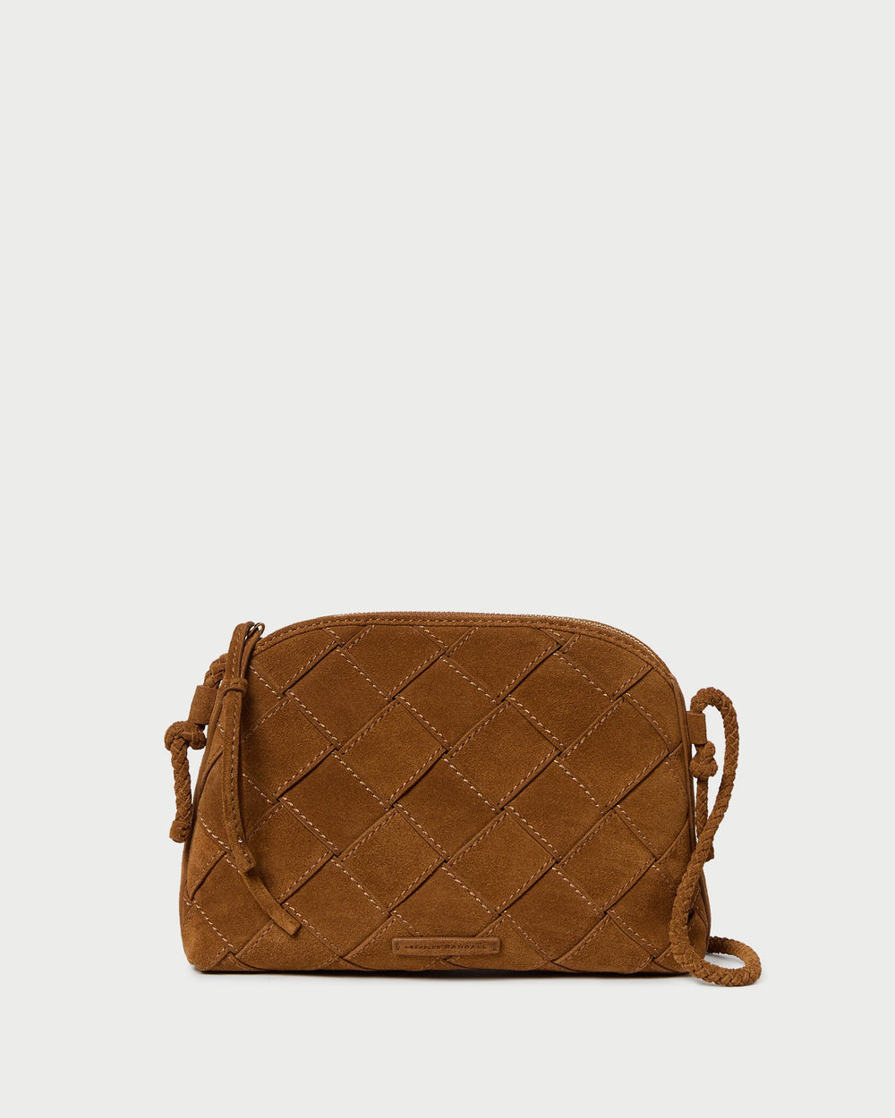 Loeffler Randall Women / Mallory Cacao Woven Suede Crossbody