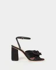 Loeffler Randall Women / Camellia Black Pleated Bow Heel