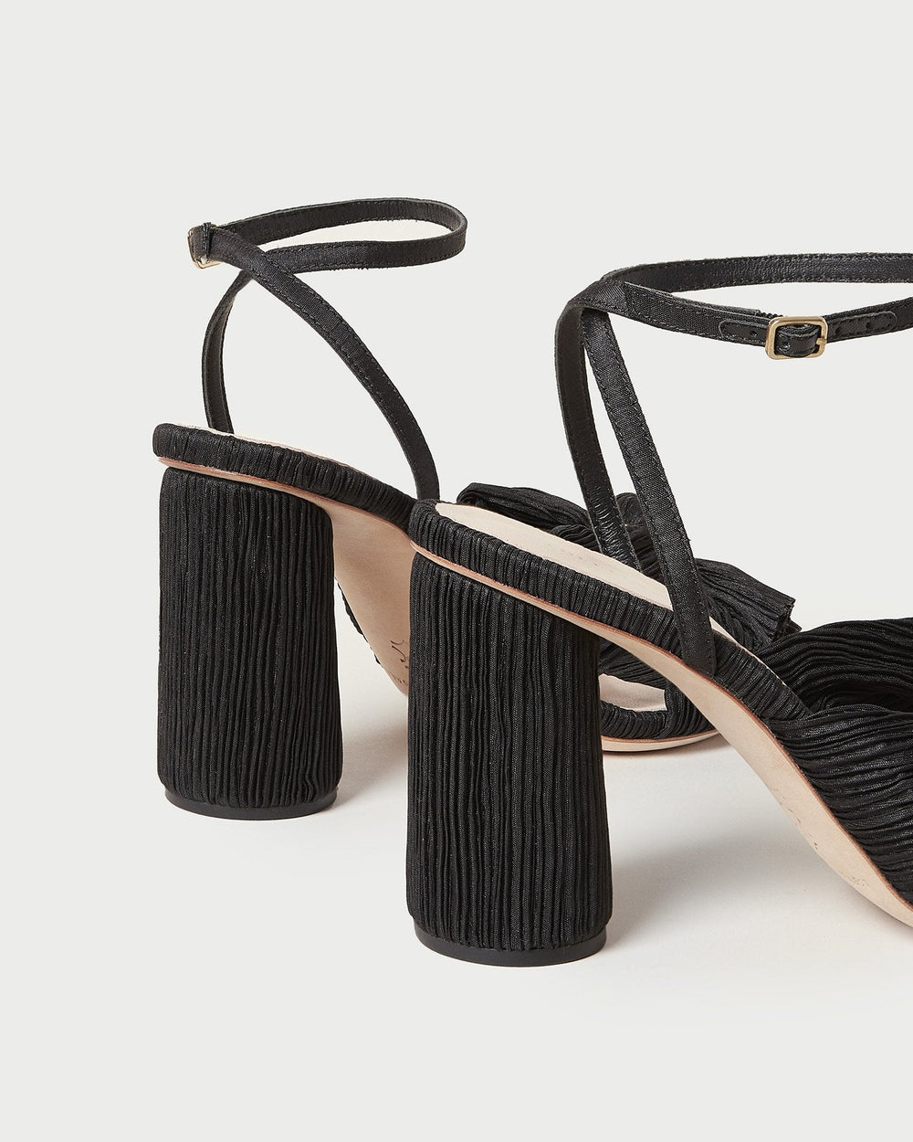 Loeffler Randall Women / Camellia Black Pleated Bow Heel