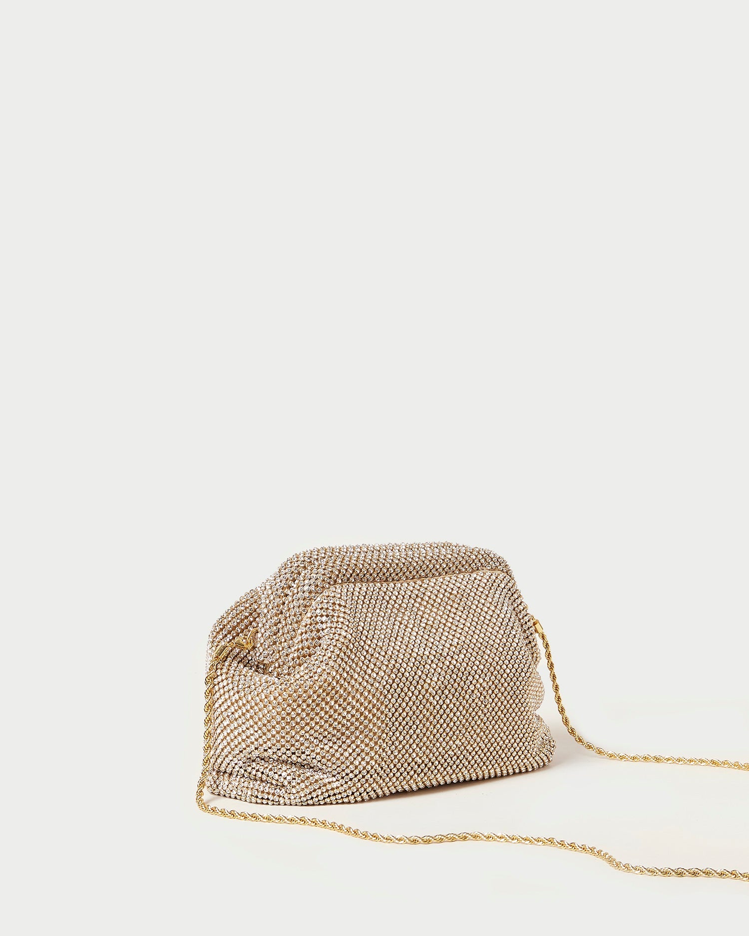 Loeffler Randall Women / Doreen Gold Diamanté Frame Pouch