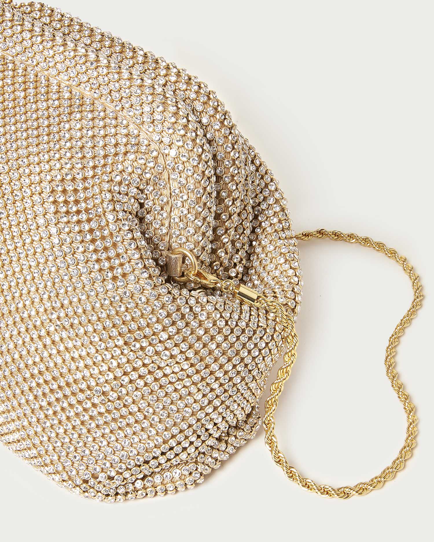 Loeffler Randall Women / Doreen Gold Diamanté Frame Pouch