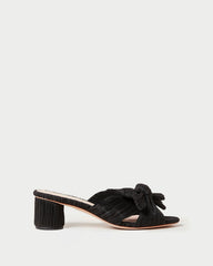 Loeffler Randall Women / Emilia Black Pleated Bow Heel