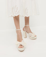 Loeffler Randall Women / Natalia Pearl Platform Bow Heel