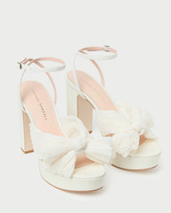 Loeffler Randall Women / Natalia Pearl Platform Bow Heel