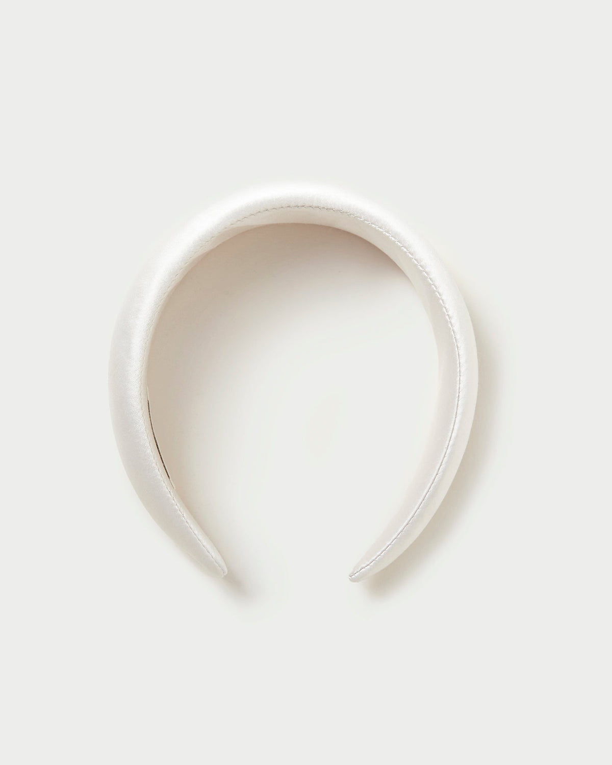 Loeffler Randall Women / Bellamy Cream Satin Headband