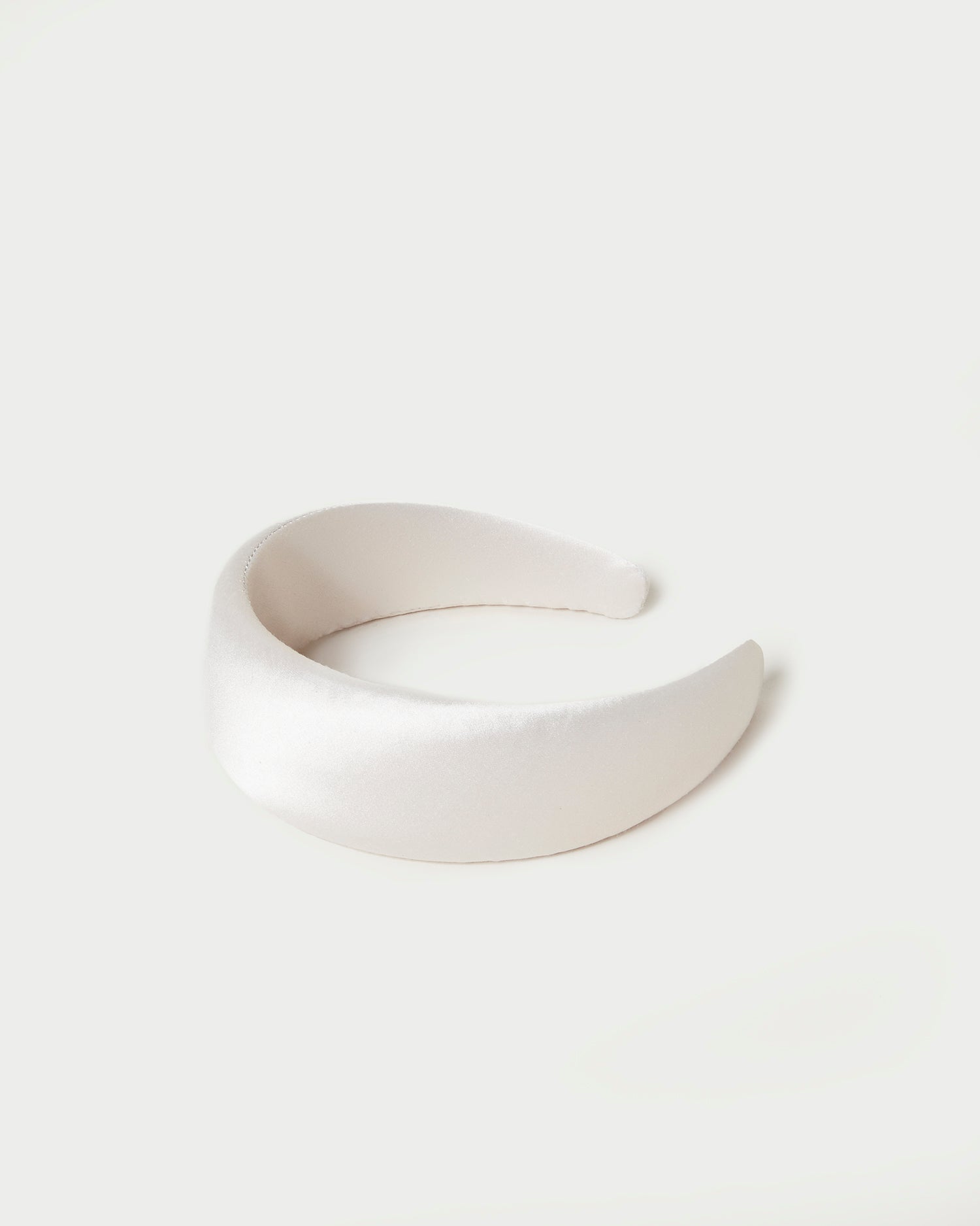 Loeffler Randall Women / Bellamy Cream Satin Headband