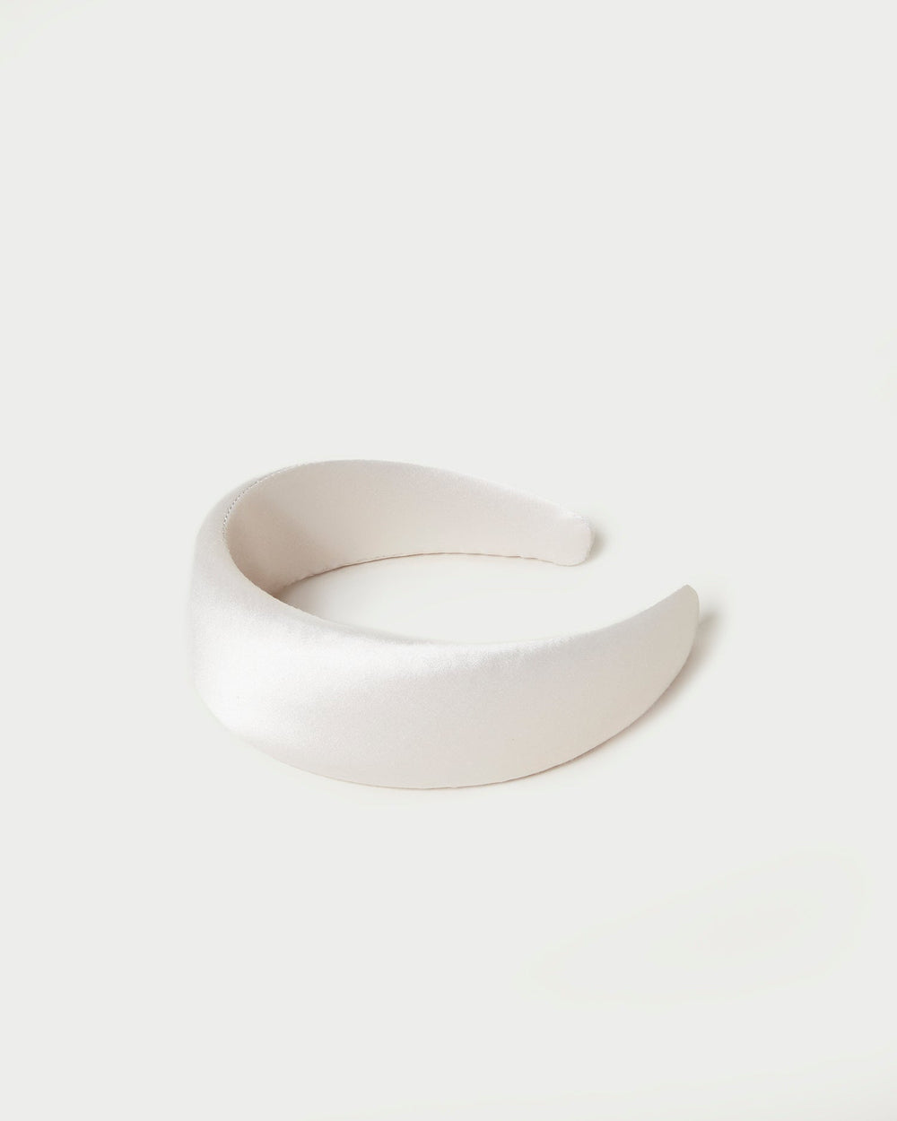 Loeffler Randall Women / Bellamy Cream Satin Headband