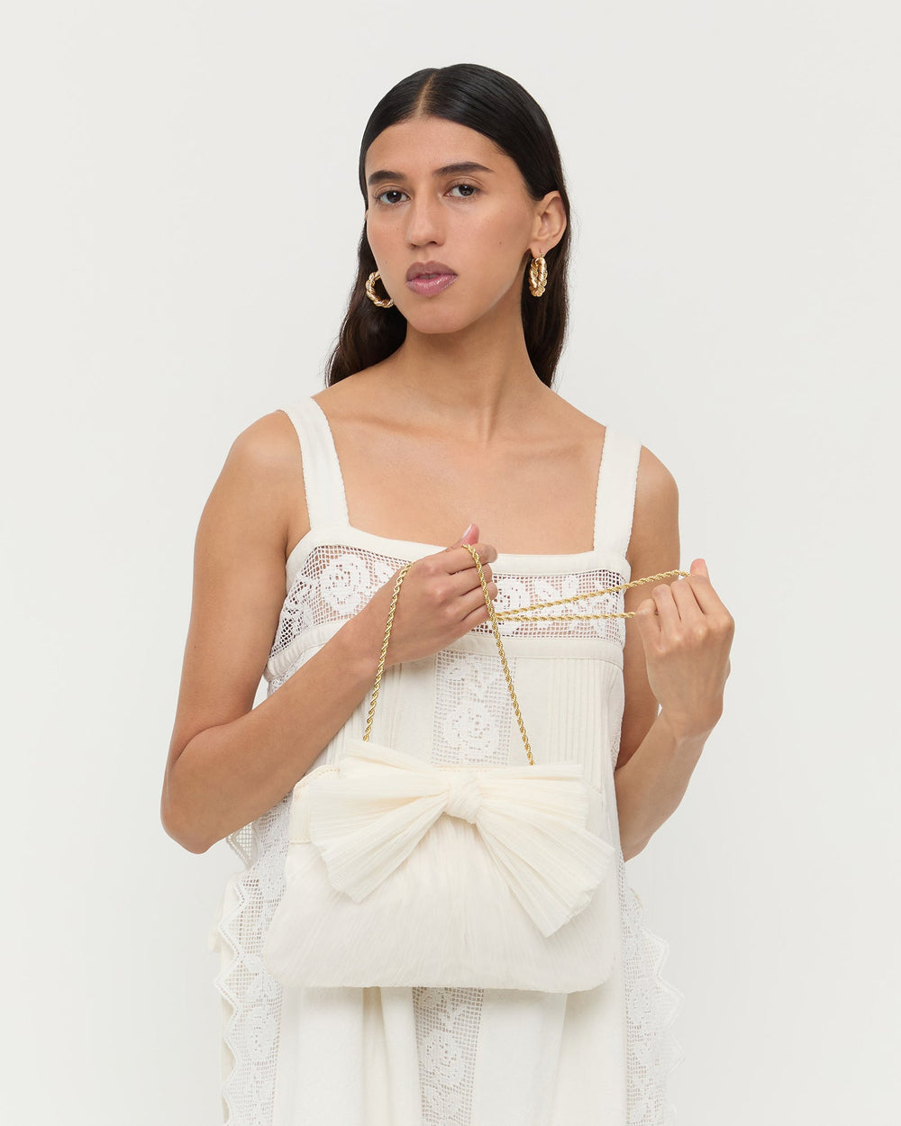 Loeffler Randall Women / Rayne Pearl Bow Clutch