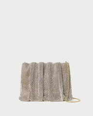 Loeffler Randall Women / Ember Gold Diamante Gathered Clutch