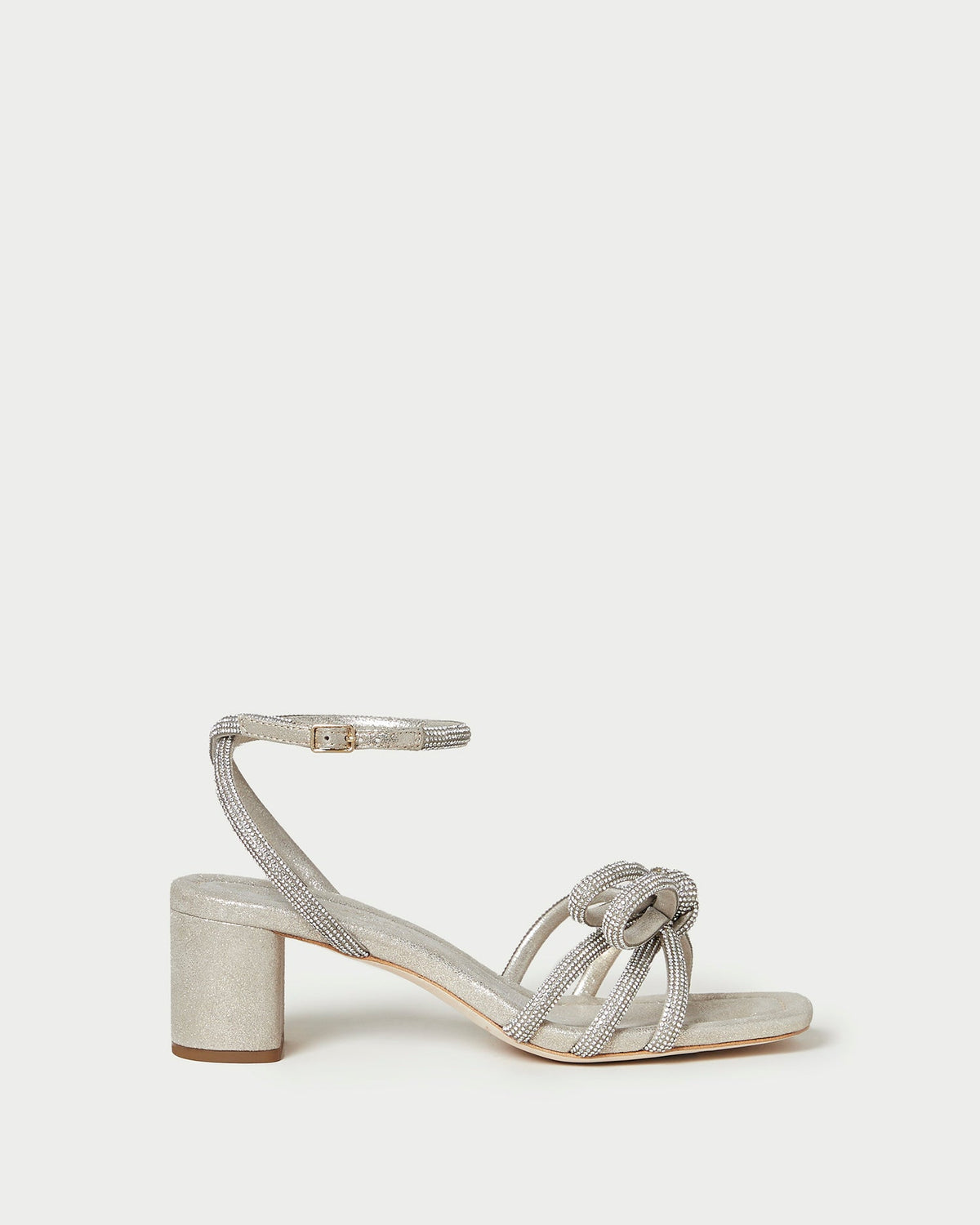 Loeffler Randall Women / Mikel Cappuccino Bow Mid-Heel Sandal