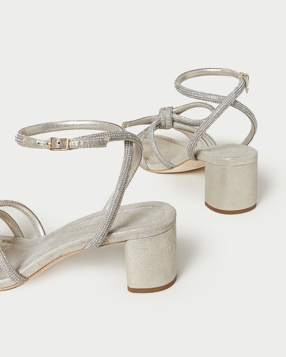 Loeffler Randall Women / Mikel Cappuccino Bow Mid-Heel Sandal