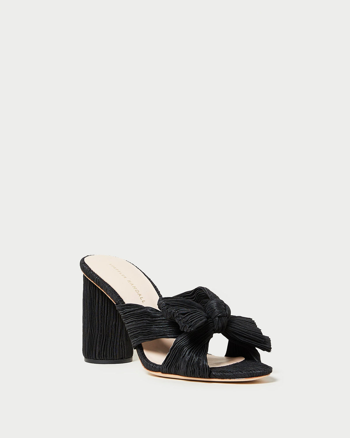 Loeffler Randall Women / Penny Black Pleated Bow Heel