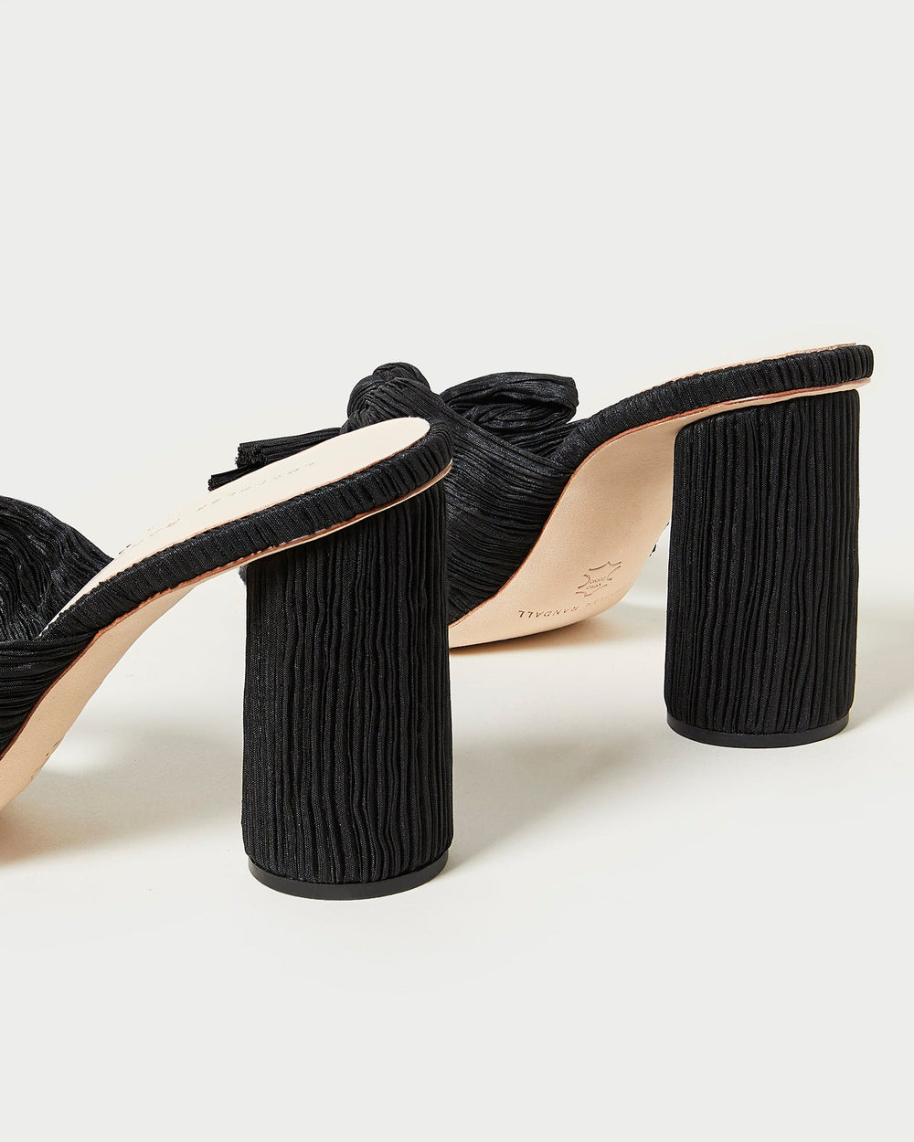 Loeffler Randall Women / Penny Black Pleated Bow Heel