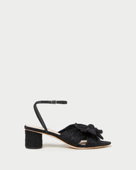 Loeffler Randall Women / Dahlia Black Pleated Bow Heel